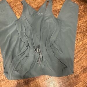 Patagonia Green Jumpsuit with Tie Front